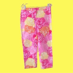 LILLY PULITZER WINNER'S CIRCLE  Cropped Capri Pants - Size 8